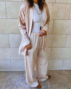 Beige Between Moments Pants