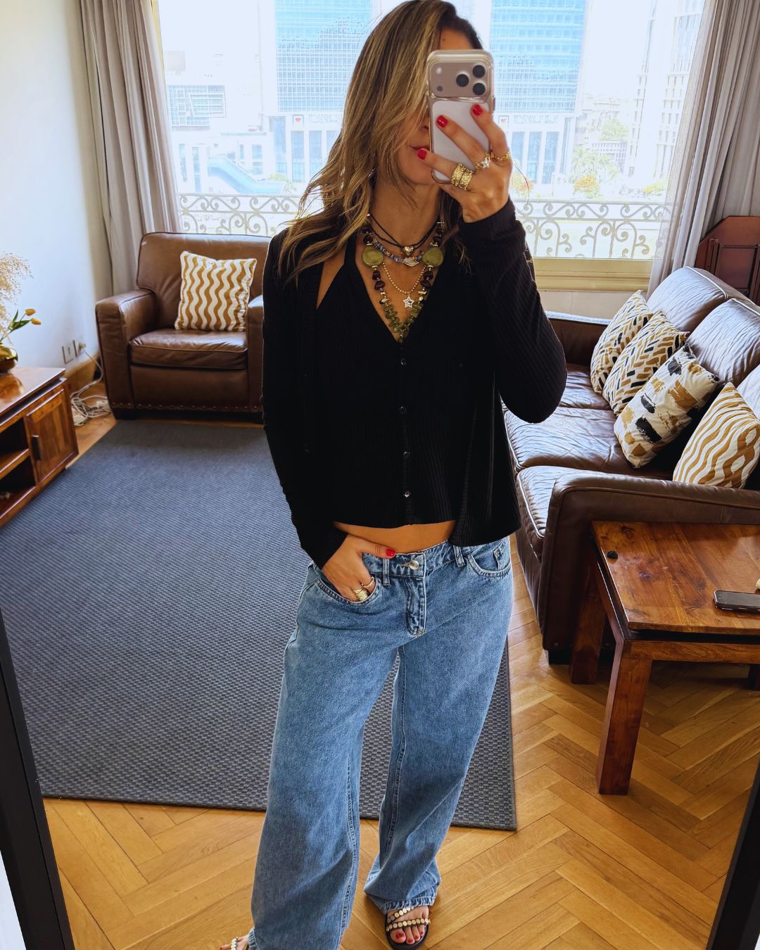 Black Two In One Top