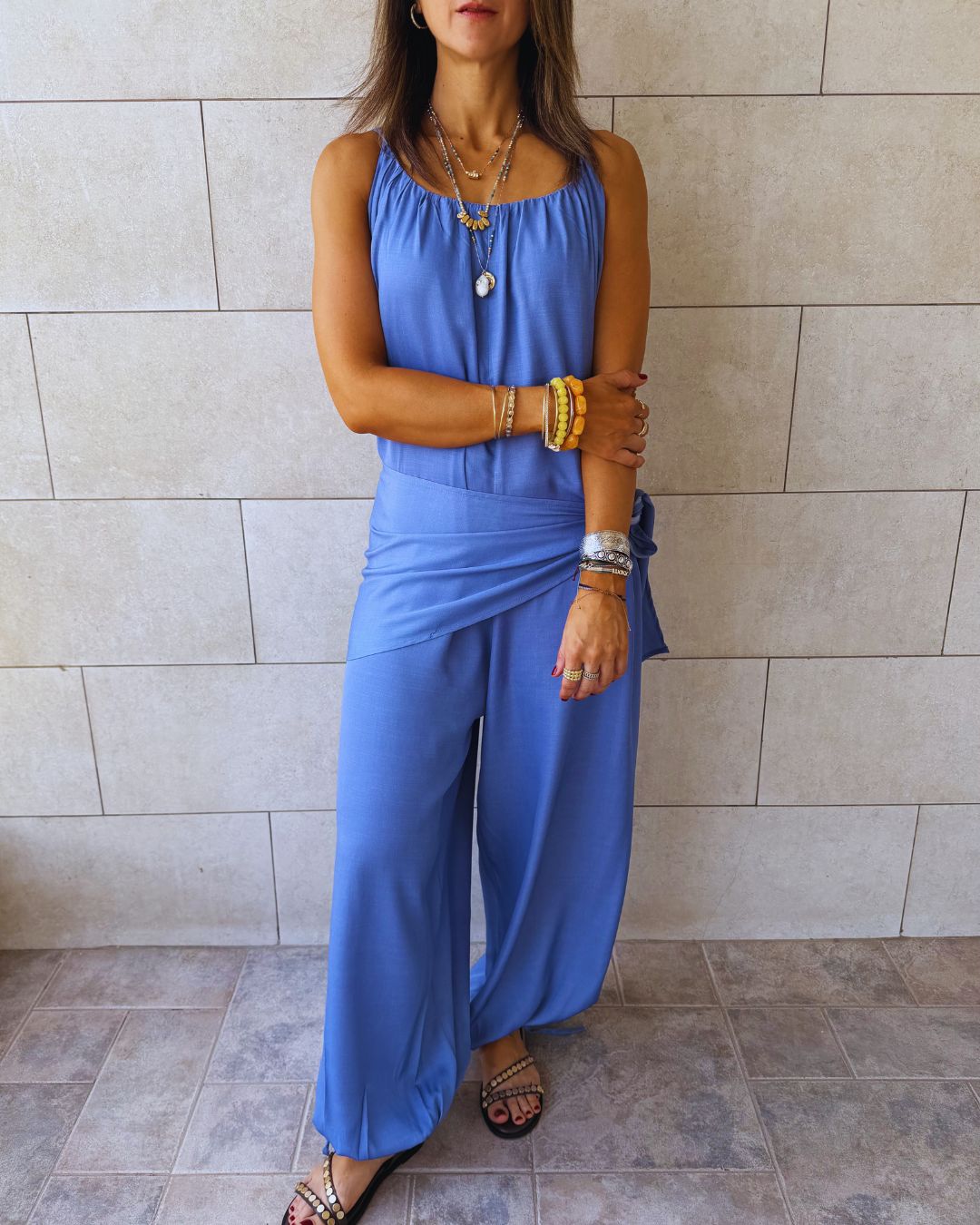 Paloma Light Blue Denim Jumpsuit