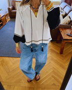 White Siena Top