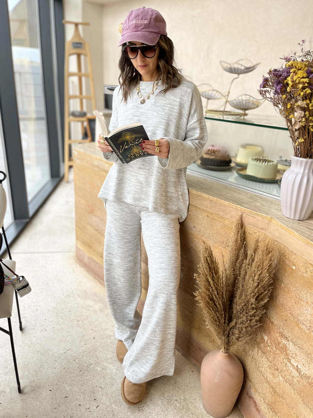Grey Essential Knit Set