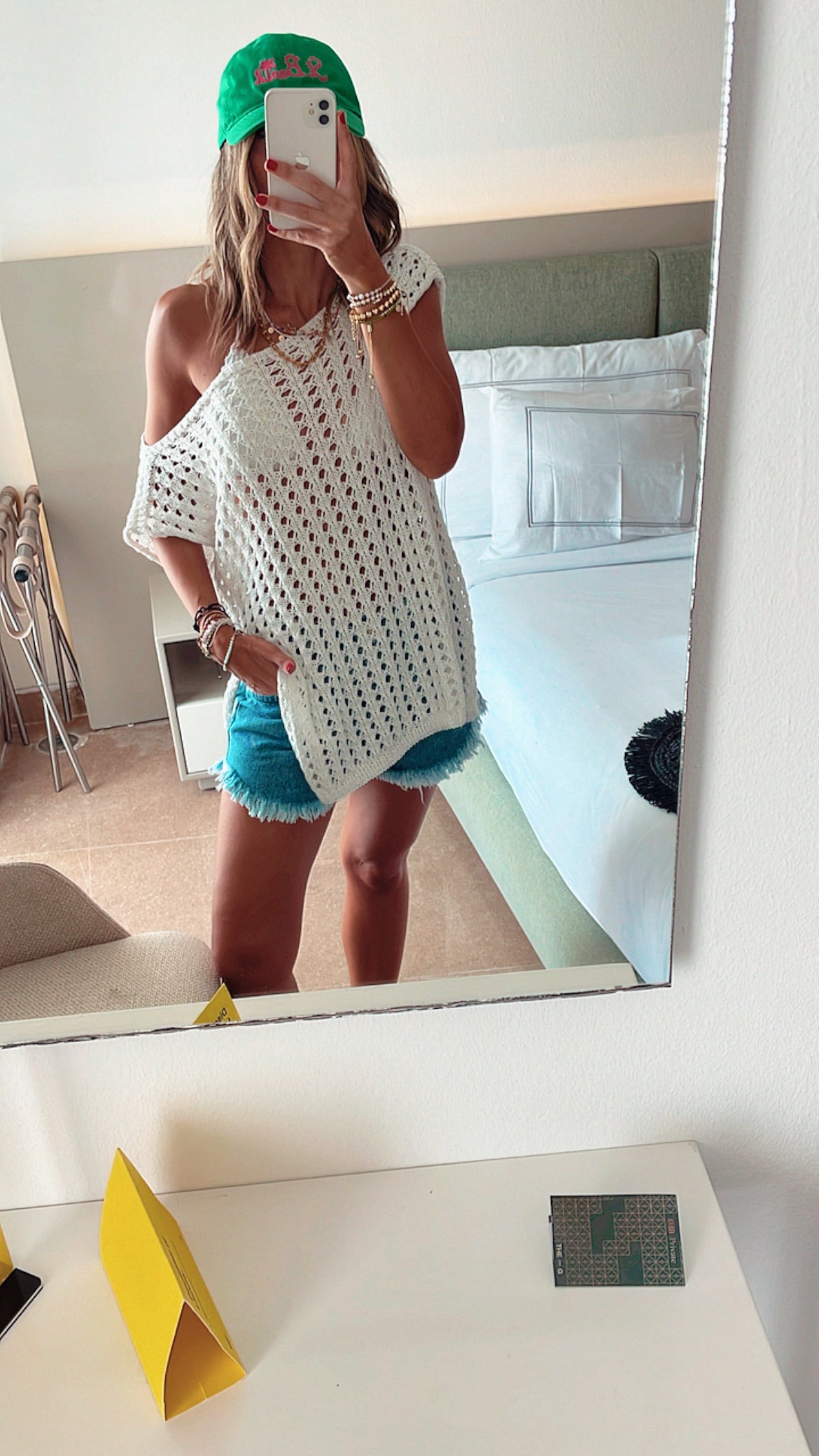 White Warm Morning Crochet Top