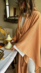 Beige Glowy Knot Kaftan