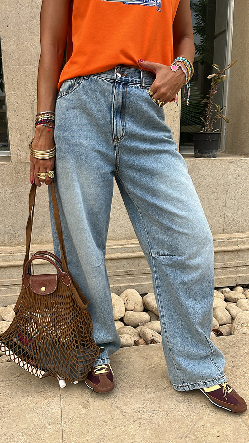 PREORDER Light Blue Balloon Jeans