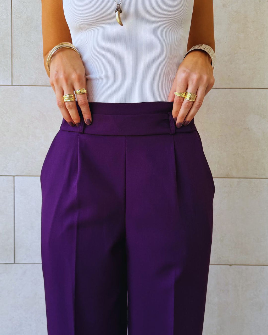 Purple Frillu Signature Pants