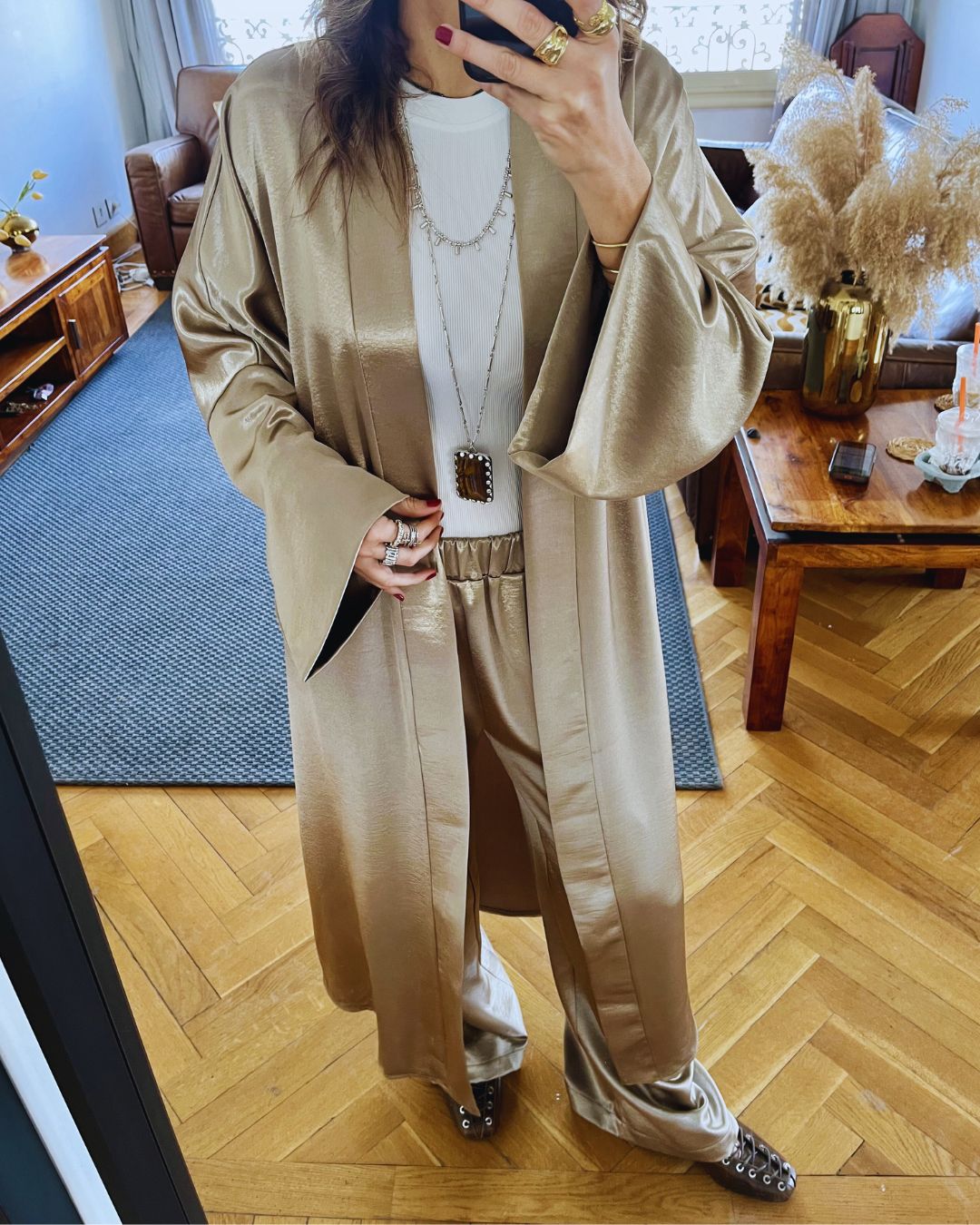 Beige After Sunset Pants