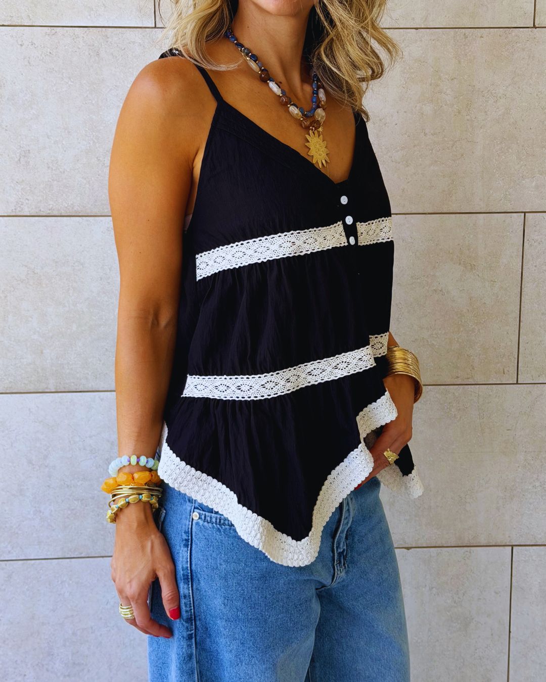 Black Serena Top