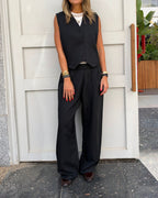 Black Main Office Pants
