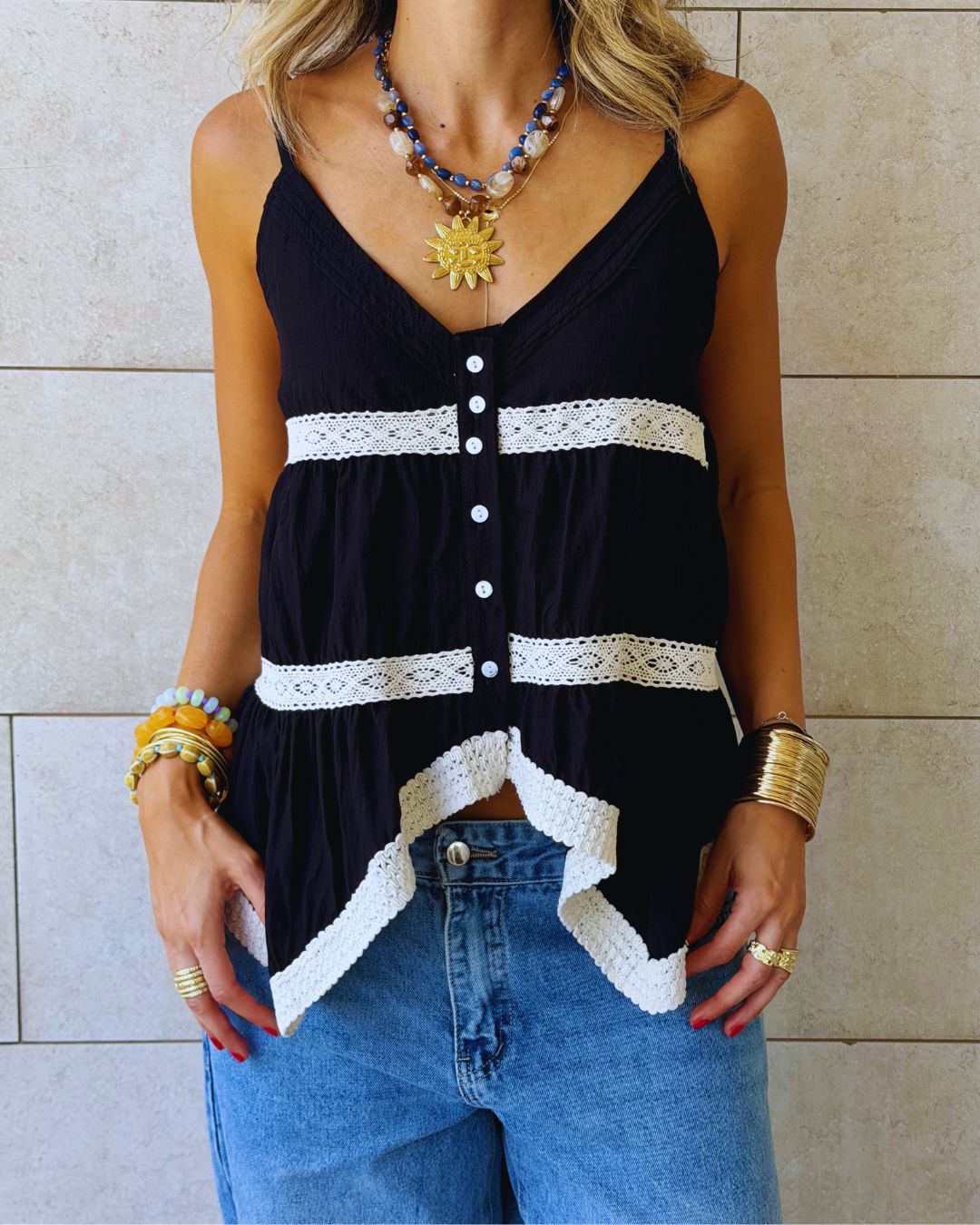 Black Serena Top