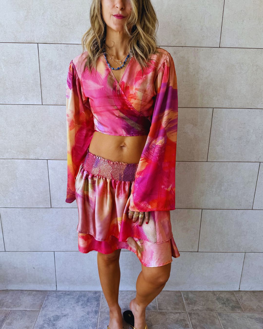 Sabbia Rosa Short Skirt