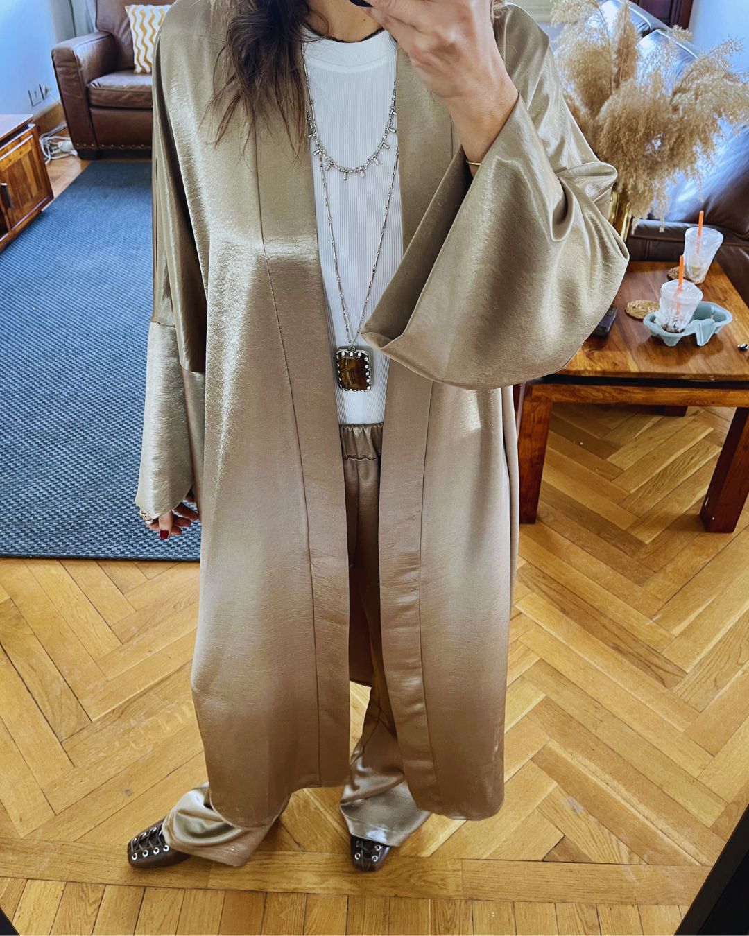 Beige After Sunset Cardigan