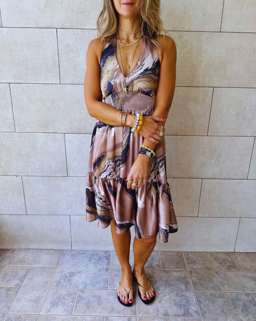 Lucca Tie Back Dress