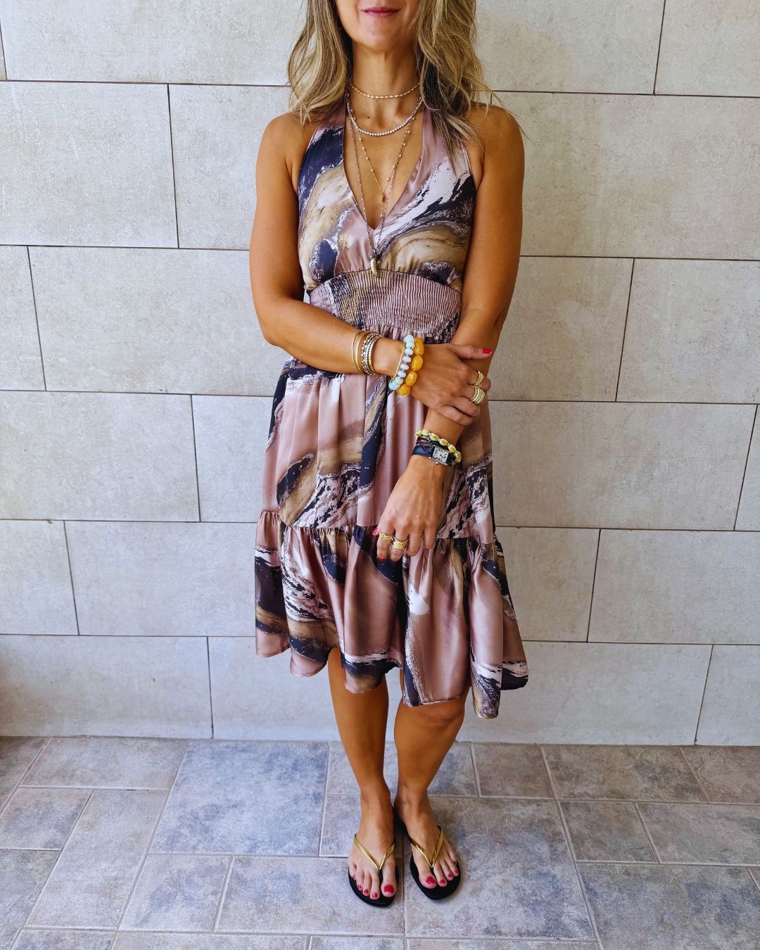 Lucca Tie Back Dress