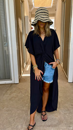 Black Summer Knot Coverup