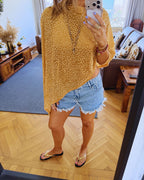 Yellow Wild Riviera Poncho