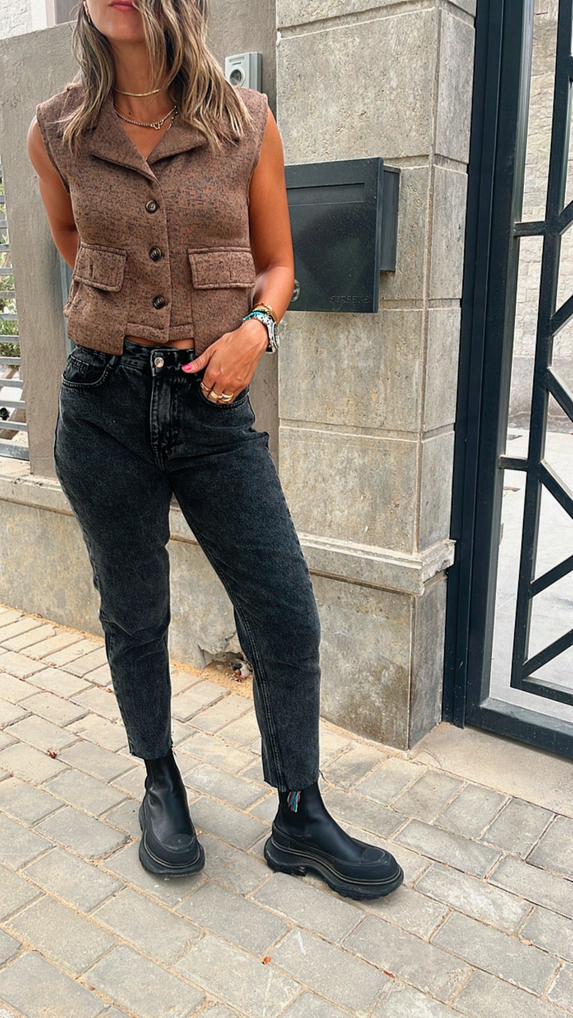 Cafe Cozy Cargo Vest