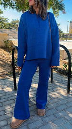 Blue Collard Up Set