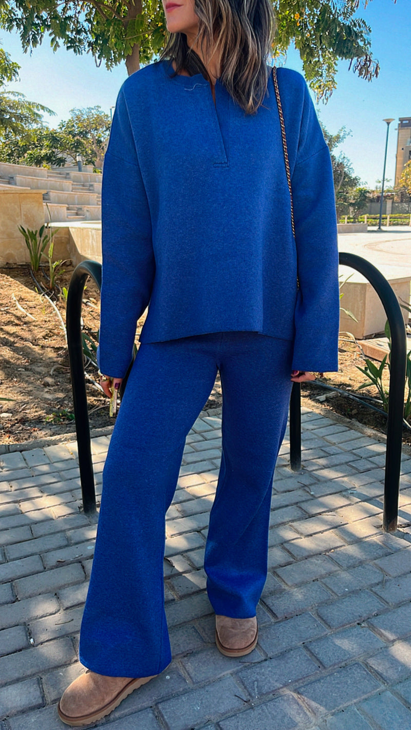 Blue Collard Up Set