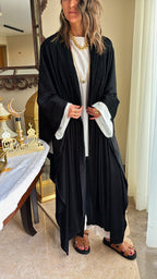 Black Glowy Knot Kaftan