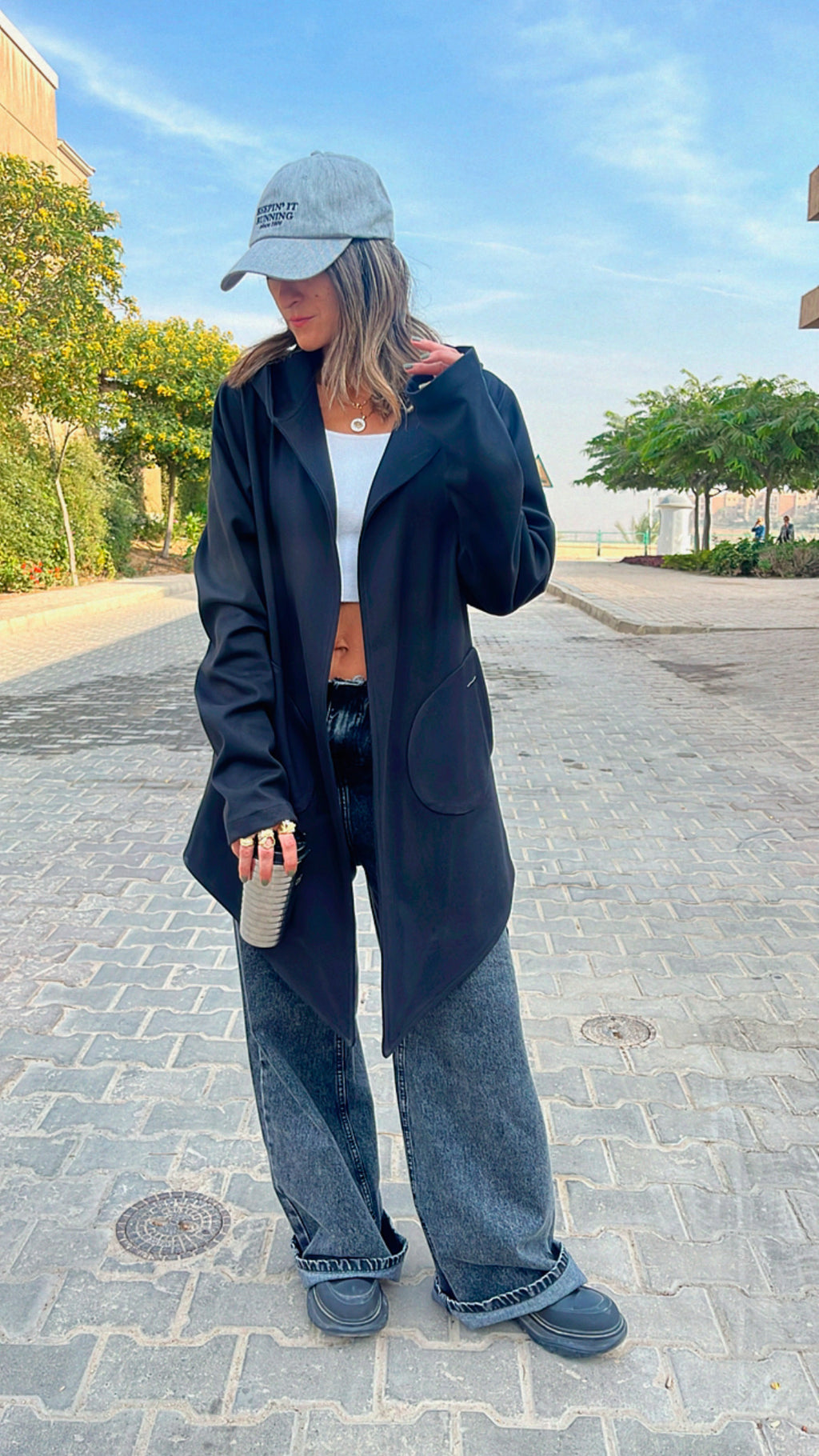 Black On The Go Duster