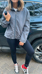 Grey Waterproof Adjustable Jacket