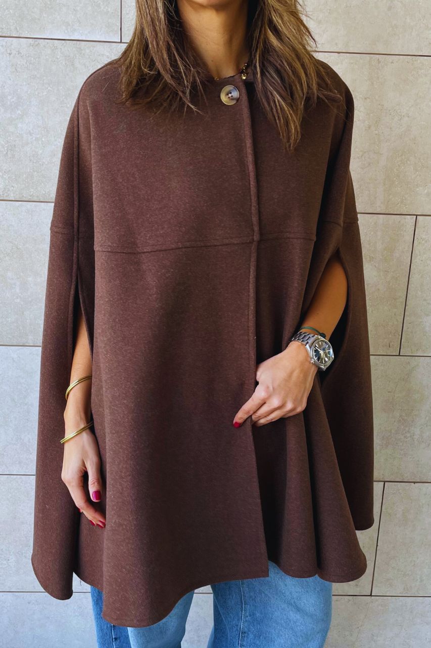 Chocolate Brown Quiet Confidence Cape
