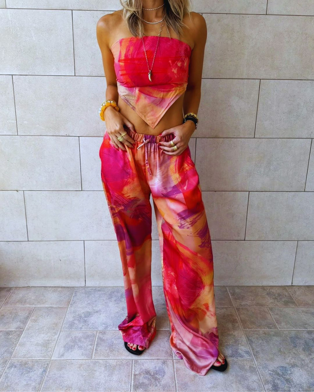 Sabbia Rosa Rope Pants