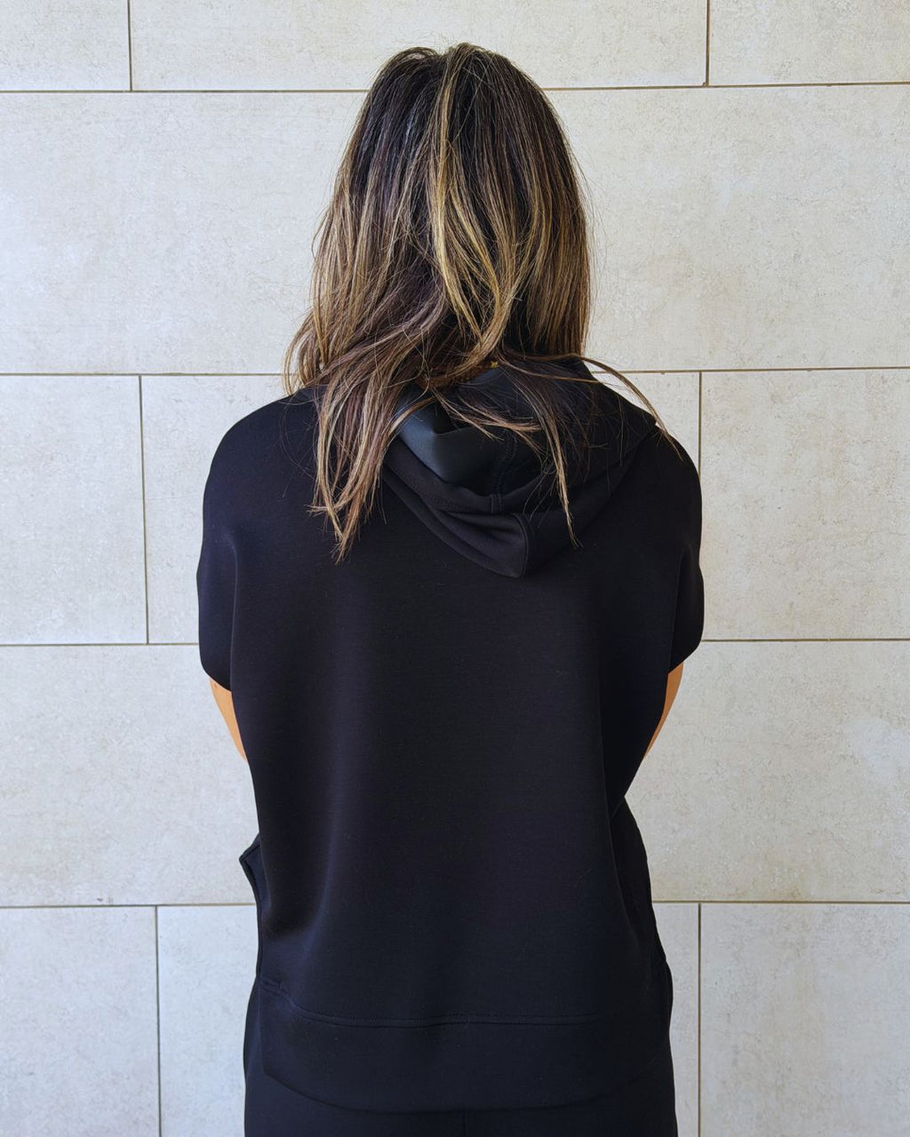 Black Softline Hoodie