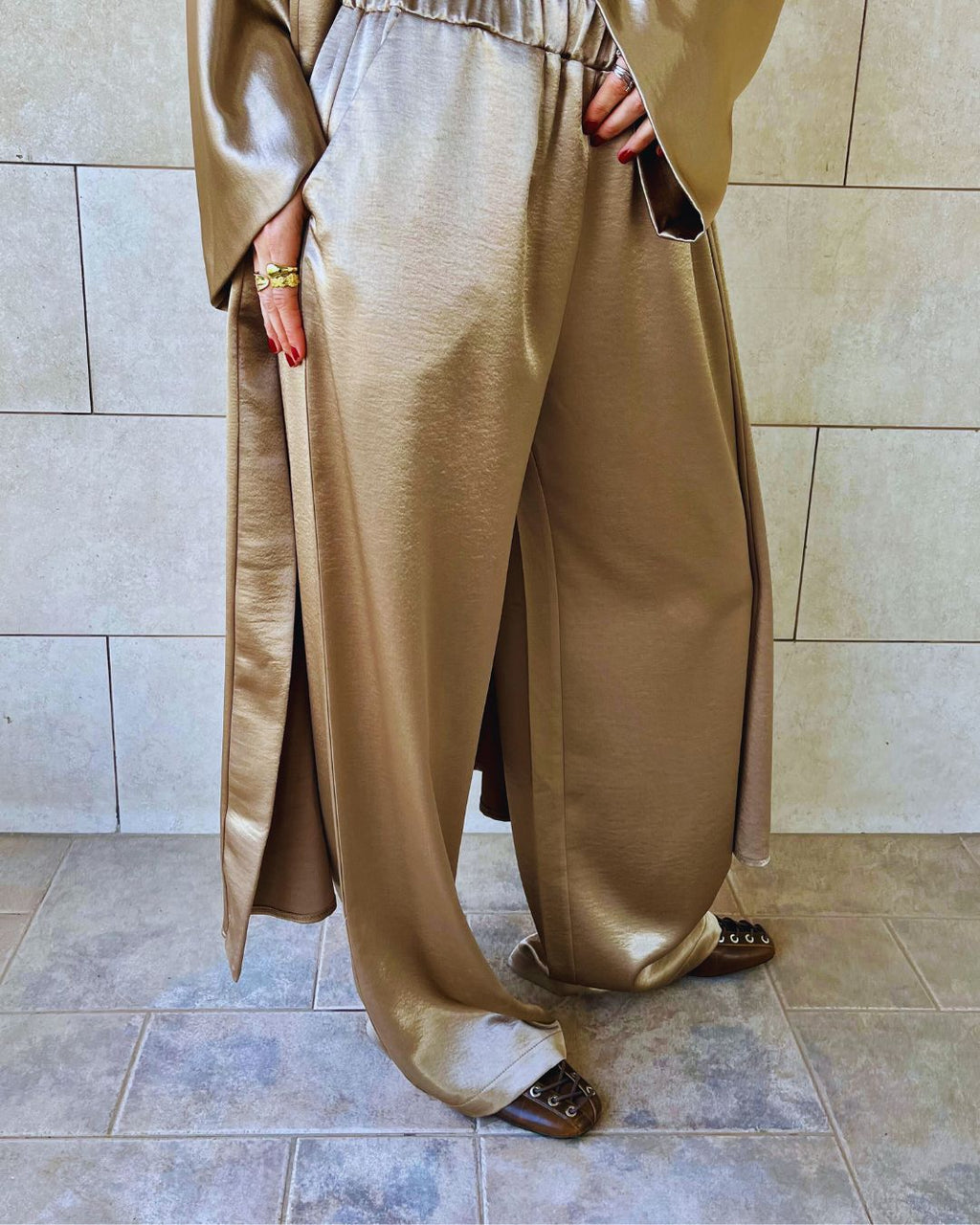 Beige After Sunset Pants