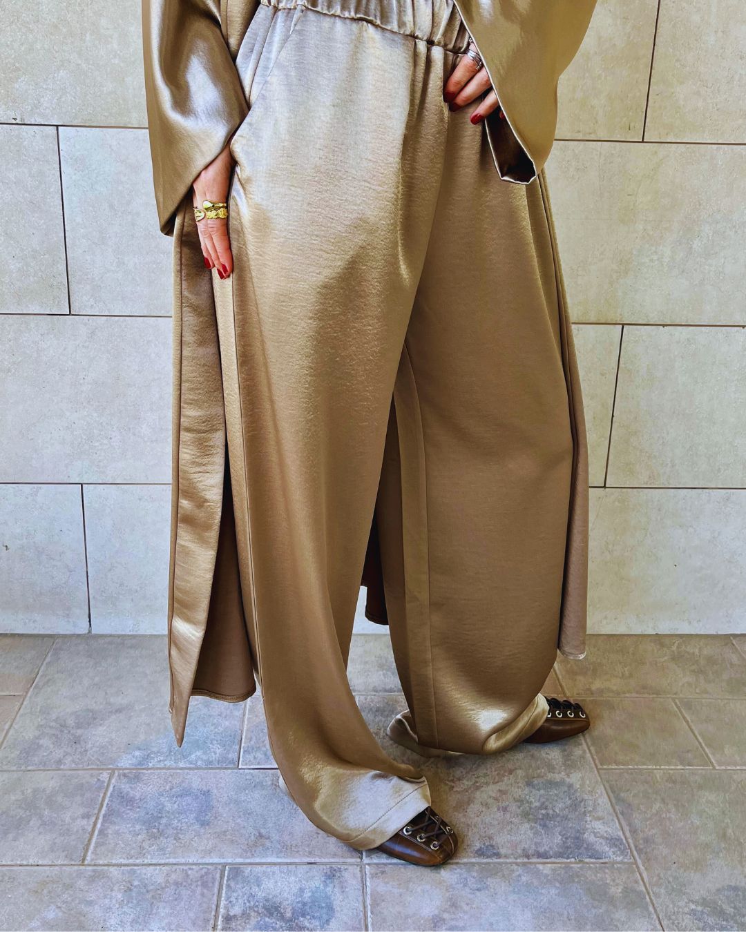 Beige After Sunset Pants