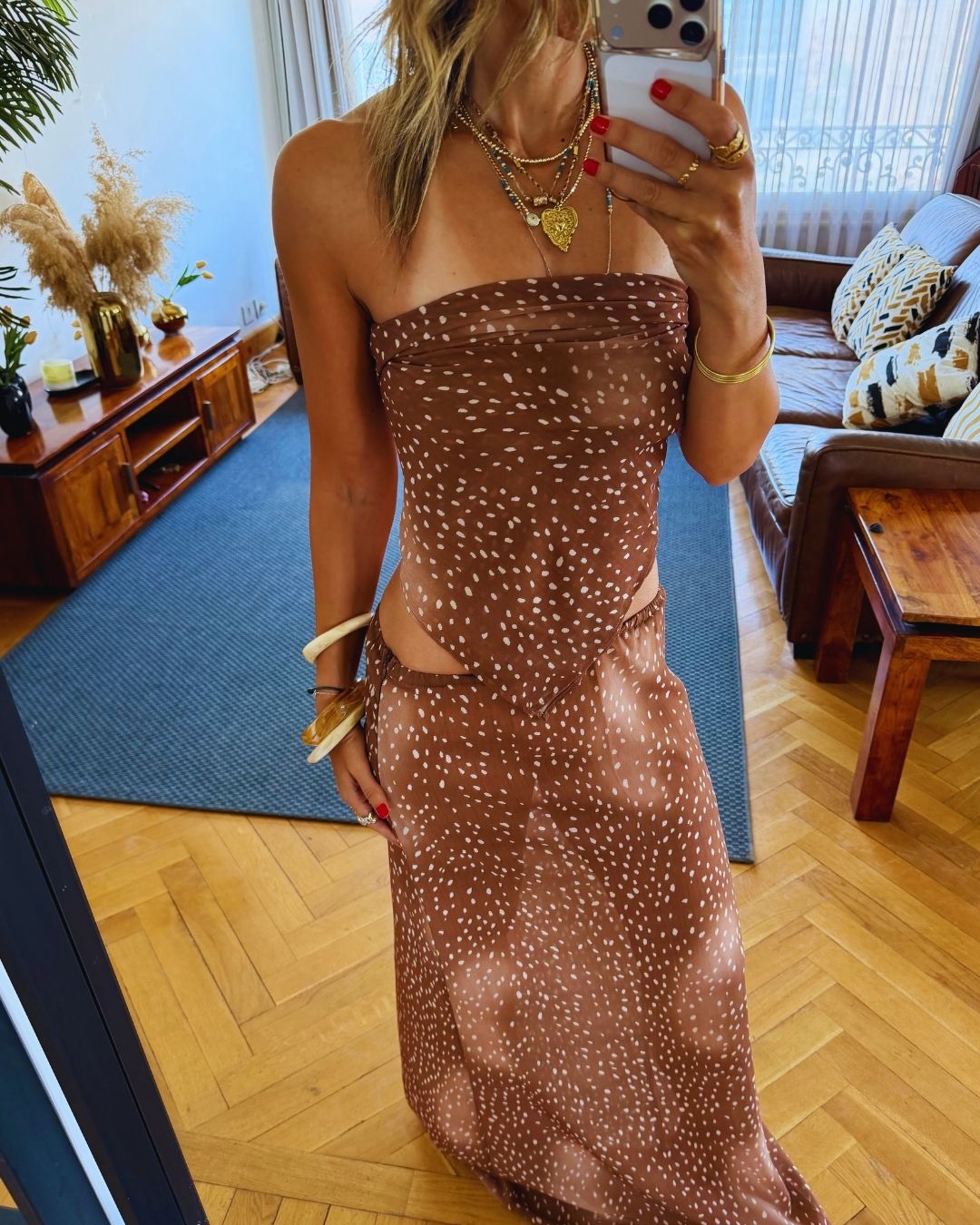 Bambi Mocha Rio Skirt