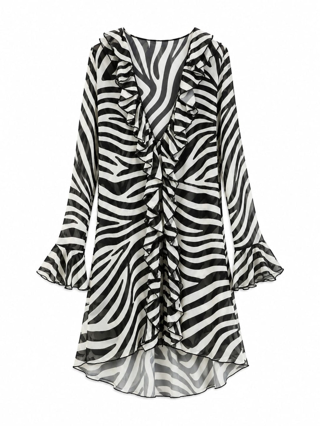 Untamed Jungle Ruffle Dress