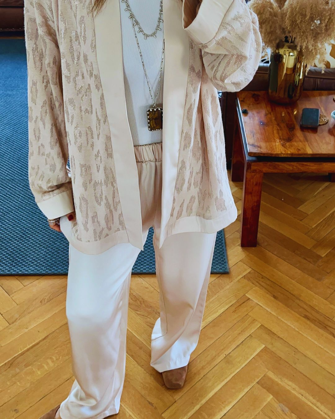 Beige Between Moments Kimono