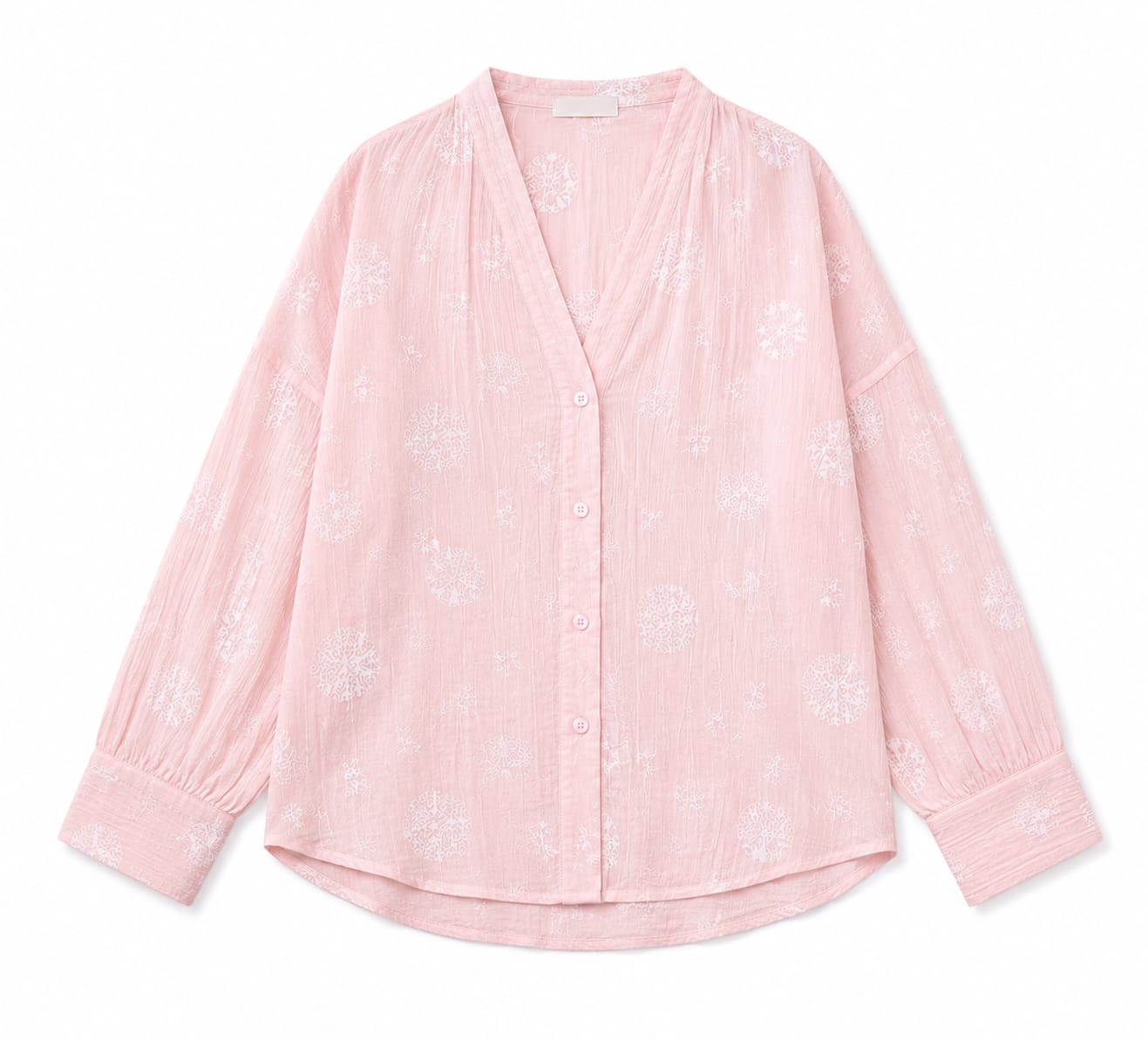 Baby Pink Paisley Whisper Shirt