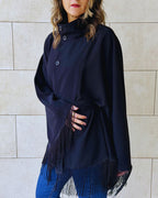 Black Drifter Fringe Cape