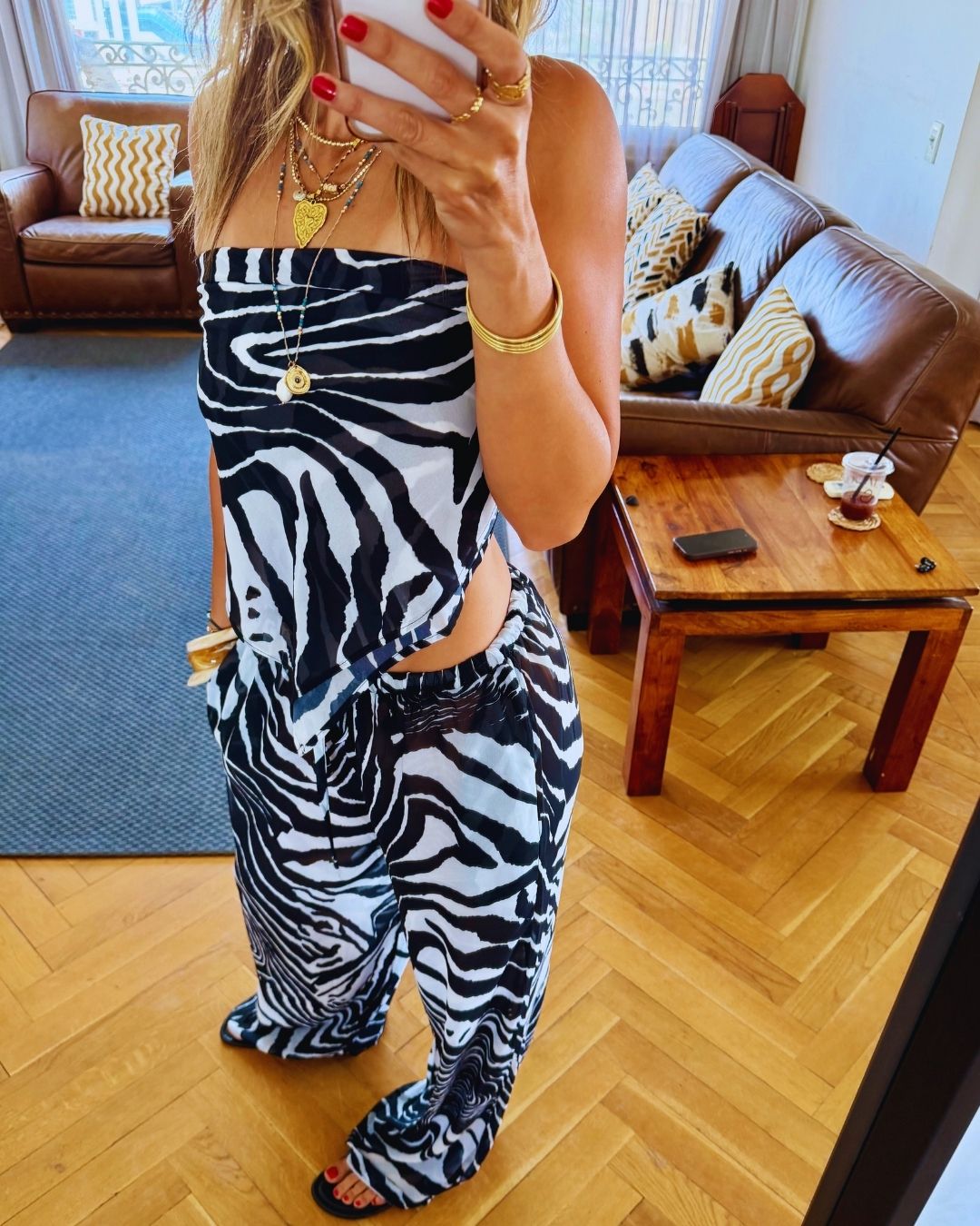 Untamed Jungle Scarf Top