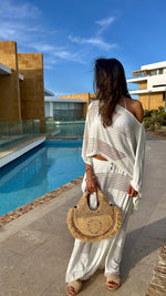White Island Breeze Poncho Skirt Set
