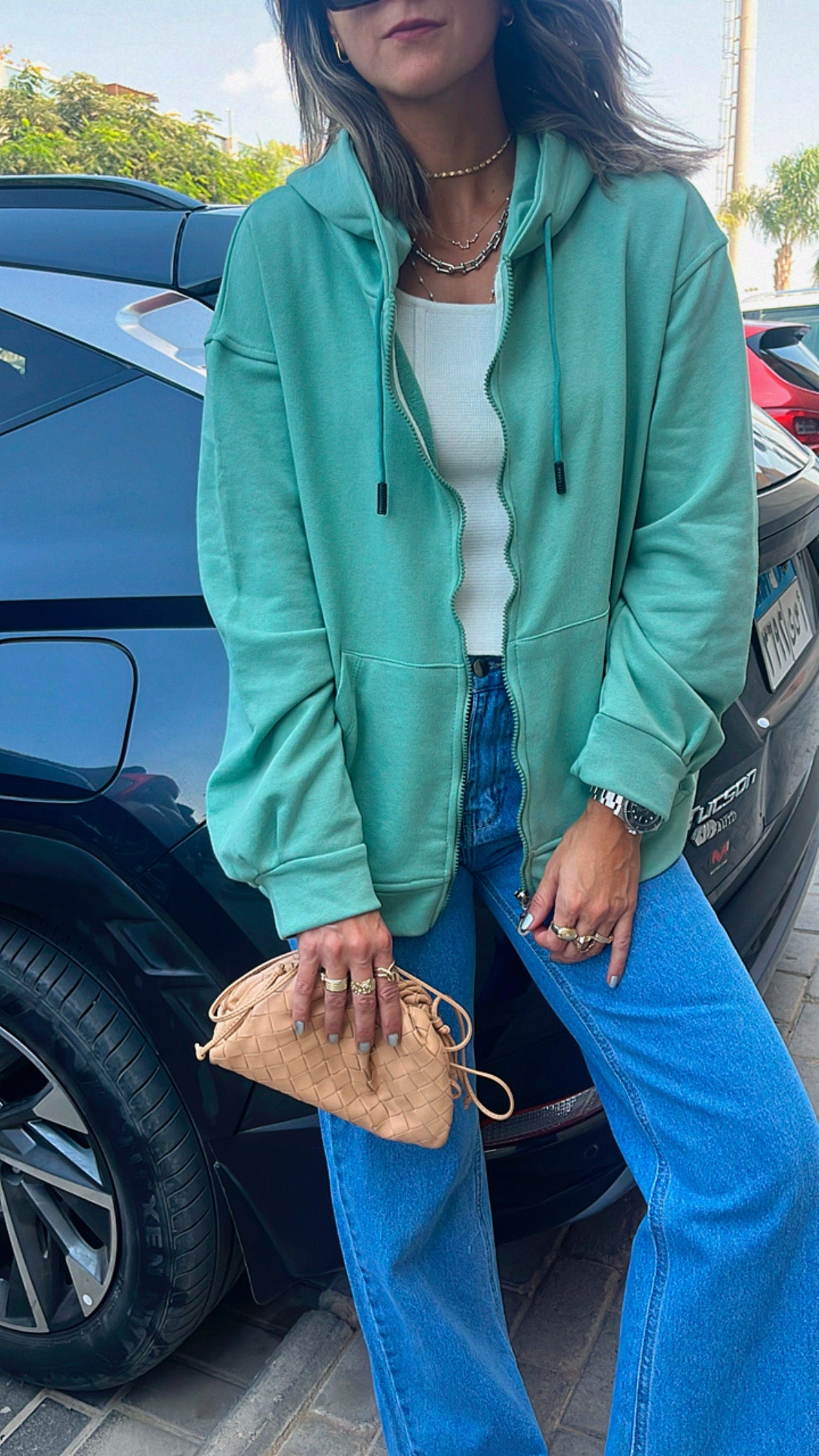 The Mint Zip Up Hoodie