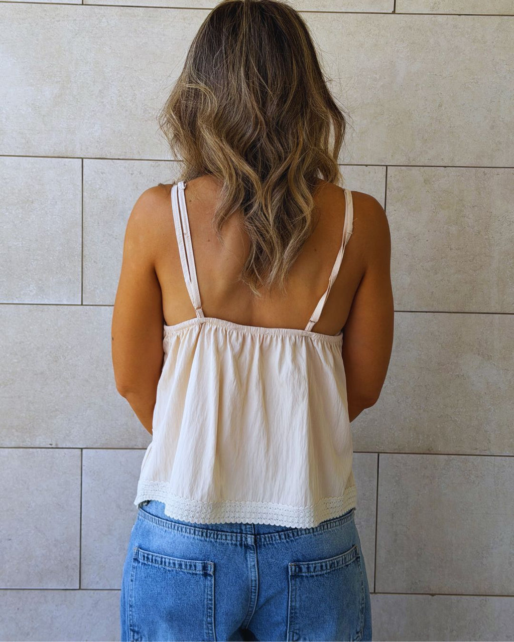 Beige Serena Top
