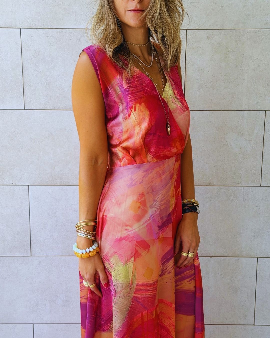 Sabbia Rosa Maxi Dress