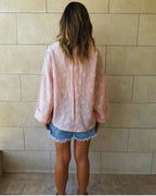 Baby Pink Paisley Whisper Shirt