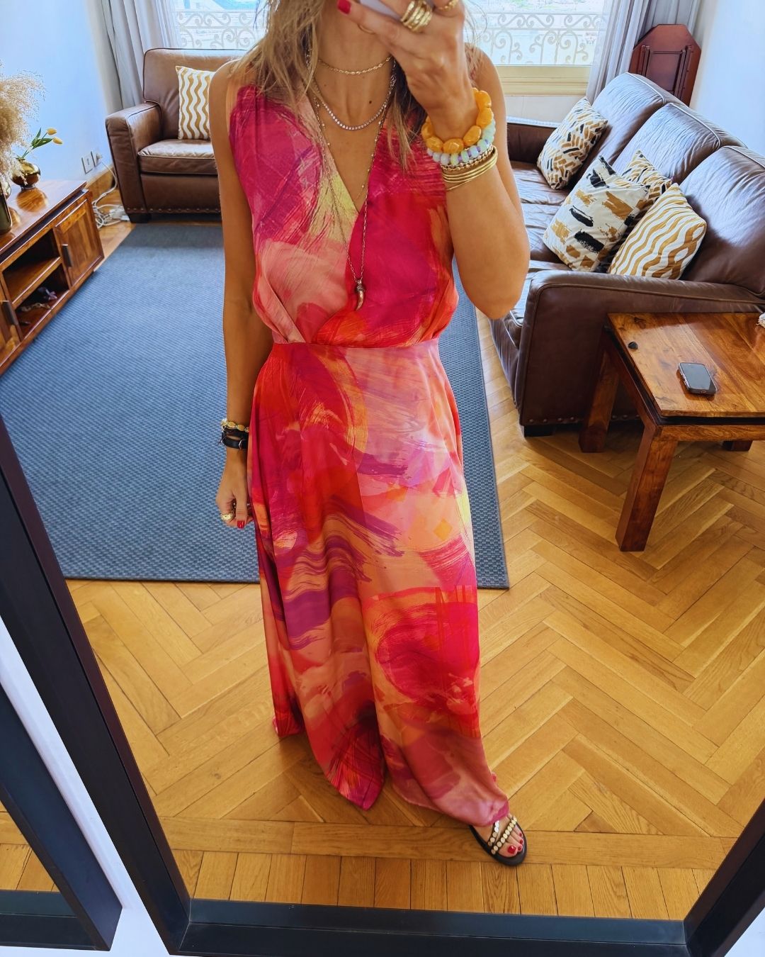 Sabbia Rosa Maxi Dress