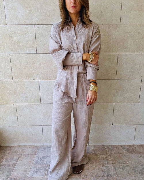 Beige Slow Sunday Set