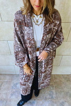 Cafe Moonlit Printed Cardigan