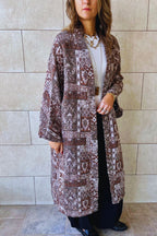 Cafe Moonlit Printed Cardigan