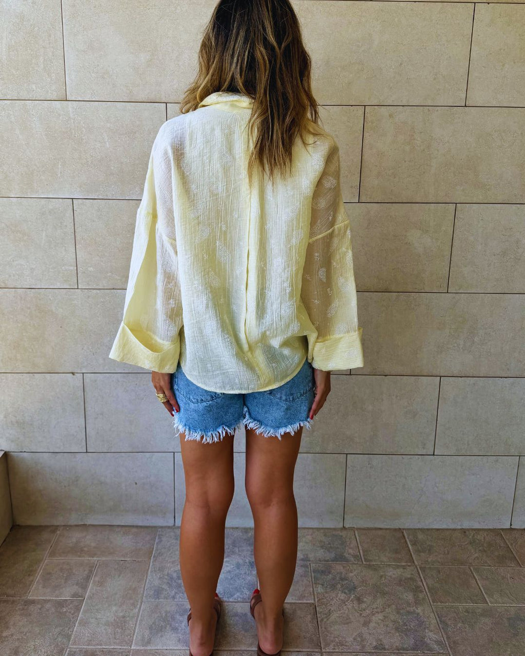 Yellow Paisley Whisper Shirt