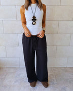 Black Slow Sunday Pants