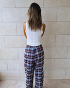 Baby Blue Plaid Core Pants