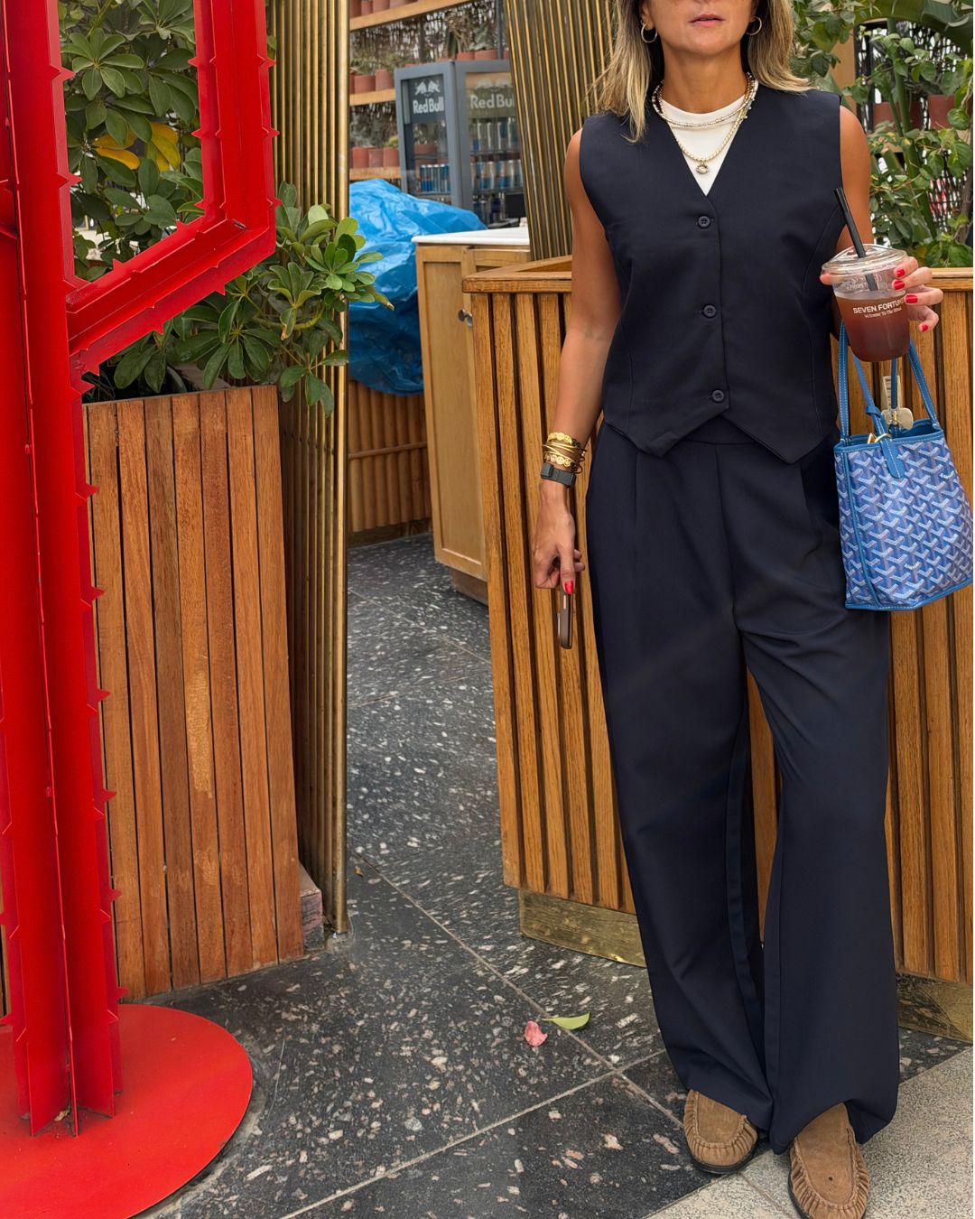 Black Main Office Pants