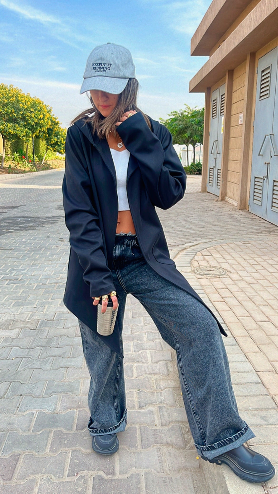 Black On The Go Duster